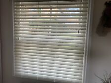 Hillarys high quality venetian blinds Illusions wood Bone white 100 cm wide  for sale  Shipping to South Africa