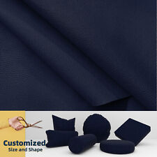 Pb014 Cushion Cover*Dark Navy Blue*Faux Leather synthetic Litchi Skin Sofa Seat, used for sale  Shipping to South Africa