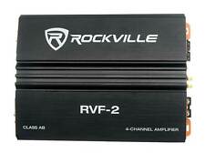 Amplificador estéreo Rockville RVF-2 1200w pico/300w RMS 4 canais amplificador de carro comprar usado  Enviando para Brazil