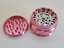Herb Tobacco Spice Grinder Kozo Grinders 4 Piece 2.5 Inch Rose Aluminum Pink for sale  Shipping to South Africa