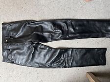 Men leather jeans for sale  LEWES