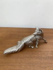 Metal fox ornament for sale  MACCLESFIELD