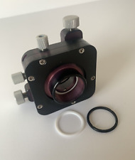 Montaje de lente Standa de 4 ejes para óptica Ø1" XY métrica de paso de traducción guiñada, usado segunda mano  Embacar hacia Argentina