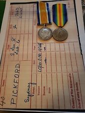 Ww1 pair pte for sale  DUNMOW