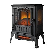 Mainstays Black 1500w 2-Setting 3D Electric Stove Heater with Life-like Flame for sale  Shipping to South Africa