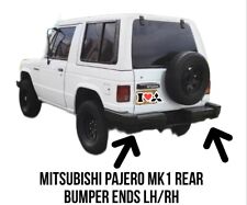 Extremidades de para-choque traseiro Mitsubishi pajero Mk1 90 X2 comprar usado  Enviando para Brazil