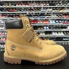 Botas masculinas Timberland 6 polegadas premium impermeáveis trigo nobuck tamanho 10, usado comprar usado  Enviando para Brazil