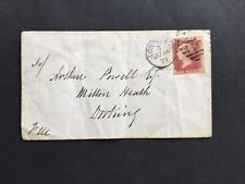 GB 1871 PENNY RED PLATE 141 ON COVER TO DORKING SINGLE RING OVER for sale  WAKEFIELD
