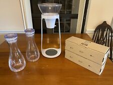 Kor water fall water filtration system + 2 glass carafes + 6 filters for sale  Shipping to South Africa
