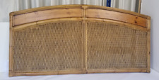 Rattan headboard double for sale  WELWYN GARDEN CITY