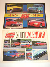 2 Calendars 2000 & 01 Super Chevy Custom Classic Cars Hot Rod Camaros NHRA NSRA  for sale  Shipping to United Kingdom