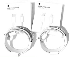 Apple USB-C para cabo Lightning 1M, 2 PACOTES 🍎CUIDADO COM O FALSO iPhone iPad NOVO LIGADO comprar usado  Enviando para Brazil