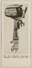 1953 Magazine Photo Hiawatha 5-HP Outboard Motors Steering & Gear Shift, used for sale  Shipping to South Africa