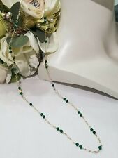 Green jade necklace for sale  Maspeth