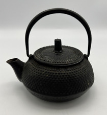 Tetsubin Japanese Cast Iron Tea Kettle Hobnail Design Stamped Vintage for sale  Shipping to South Africa