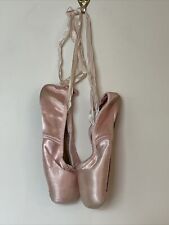 Chinelo de dança vintage Capezio rosa cetim dedo do pé duro bailarina balé (B) comprar usado  Enviando para Brazil