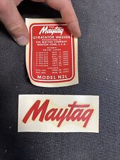 Maytag 1950s sticker for sale  Waukesha