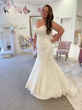 2021 Enzoani Dakota Mermaid Lace Gown Wedding Dress - Size 18 - Beautiful Dress! for sale  Shipping to South Africa