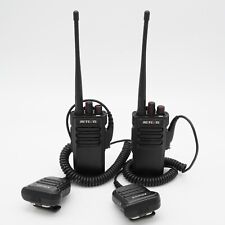 2 Walkie Talkies Retevis RT29 UHF 10W 16CH radios bidireccionales con batería y micrófono probado, usado segunda mano  Embacar hacia Argentina