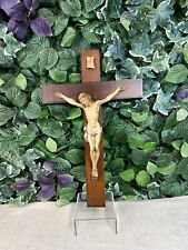 Wooden vintage crucifix for sale  EASTBOURNE