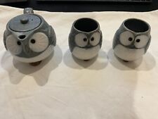 ceramic set owl tea for sale  Mendham