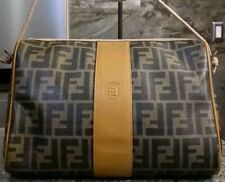 Bolsa de ombro vintage FENDI Zucca revestida de lona monograma bolsa estilo embreagem comprar usado  Enviando para Brazil