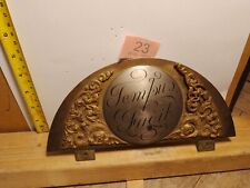 Longcase brass arch for sale  LEICESTER