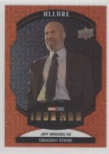 2022 Upper Deck Marvel Allure Sunrise Jeff Bridges como Obadiah Stane #2 comprar usado  Enviando para Brazil