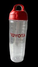 Garrafa de água transparente TERVIS Tumbler 20 oz vermelha tampa flip-top e loop logotipo Toyota, usado comprar usado  Enviando para Brazil