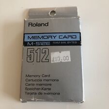 Roland 512e memory for sale  WELLS