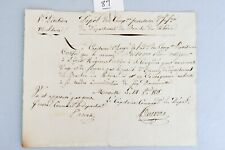 1815 army certificate for sale  Deerfield