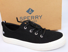 Tênis Feminino Sperry Crest Vibe Linho Preto Sts99251 Tamanho 7.5 Médio comprar usado  Enviando para Brazil