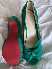 Emerald green heels for sale  BROXBOURNE