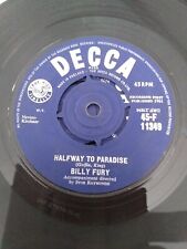 Decca billy fury for sale  EXMOUTH