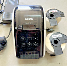 Brother QL-810W Impressora Térmica Ultra Rápida de Código de Barras WiFi USB com Adaptador AC comprar usado  Enviando para Brazil