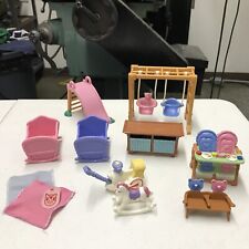 Fisher Price Loving Family Dollhouse Twins Nursery Furniture/Outdoor Play Set for sale  Shipping to South Africa