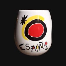Taza de té de cerámica vintage E Spana Joan Miró Abstact 12 oz segunda mano  Embacar hacia Argentina