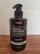 KUNDAL Honey & Macadamia Shampoo Baby Powder 500ml Nature Moisturizer exp 2/2023, used for sale  Shipping to South Africa