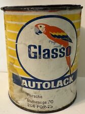 Glasurit Autolack Paint Can - Porsche Blutorange (Blood Orange) Parrot - Germany for sale  Shipping to South Africa