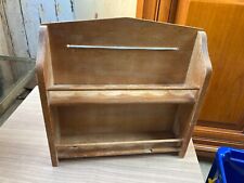 Used, Vintage Small Wooden Spice Rack Shelving Unit for sale  Shipping to South Africa