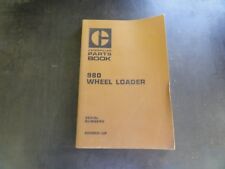 Caterpillar CAT 980 Wheel Loader Parts Book Manual for sale  Shipping to South Africa