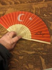Hand painted fan for sale  Shipping to Ireland