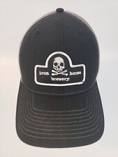 Boné de malha Iron Horse cervejaria artesanato cerveja preto cinza caminhoneiro Snapback OSFM, usado comprar usado  Enviando para Brazil