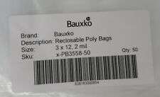 Usado, 3 "x 12" Resselable Resealable Zip Top Clear Plastic Poly Bags 2 ML Quantidade 50 comprar usado  Enviando para Brazil