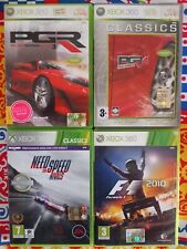 Xbox 360 LOT 4 GAMES PGR3+PGR4+NEED FOR SPEED RIVAL+F1 2010 ITALIAN EDITION for sale  Shipping to South Africa