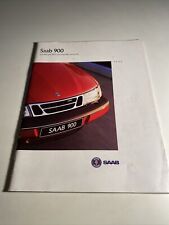 Saab 900 brochure for sale  NEWCASTLE UPON TYNE
