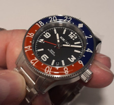 BOREALIS SEA STORM MKII GMT MERGULHADOR AUTOMÁTICO 300M COM DATA, MOLDURA PEPSI, NOVO, usado comprar usado  Enviando para Brazil