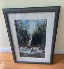 framed waterfall print for sale  Floral Park