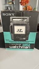 Usado, Antigo Sony Mega Watchman Walkman TV Portátil Rádio AM/FM FD-525 FUNCIONA MUITO BEM! comprar usado  Enviando para Brazil