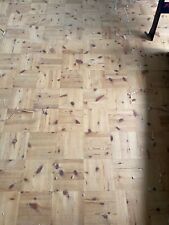 Pine parquet flooring for sale  ROMSEY